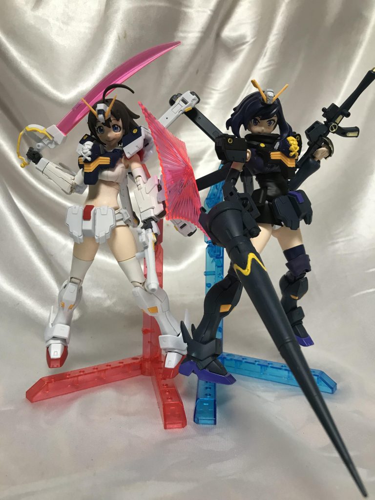 X1,2の並び立ち。前にシスクードも作りましたが、こうしてカラー違いで並べると楽しいですね(^-^)