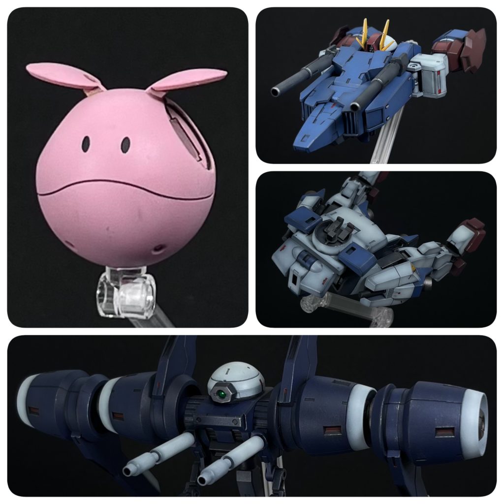 ハロ・ファイター、トップ・バード、ボトム・バード、バオリ・ハミングポッドの4機に分離します。ハロにチュチュ、トップの機首にニカ姉、バオリにロウジ、ボトムにマルタンが搭乗します。