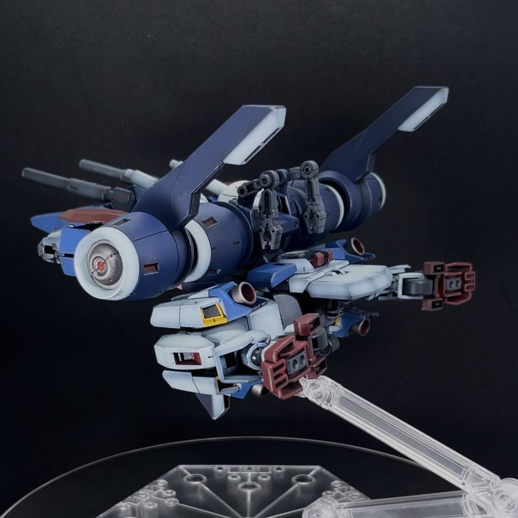 肉抜きはサボってます。。。足裏にスラスターだけ付けときました。