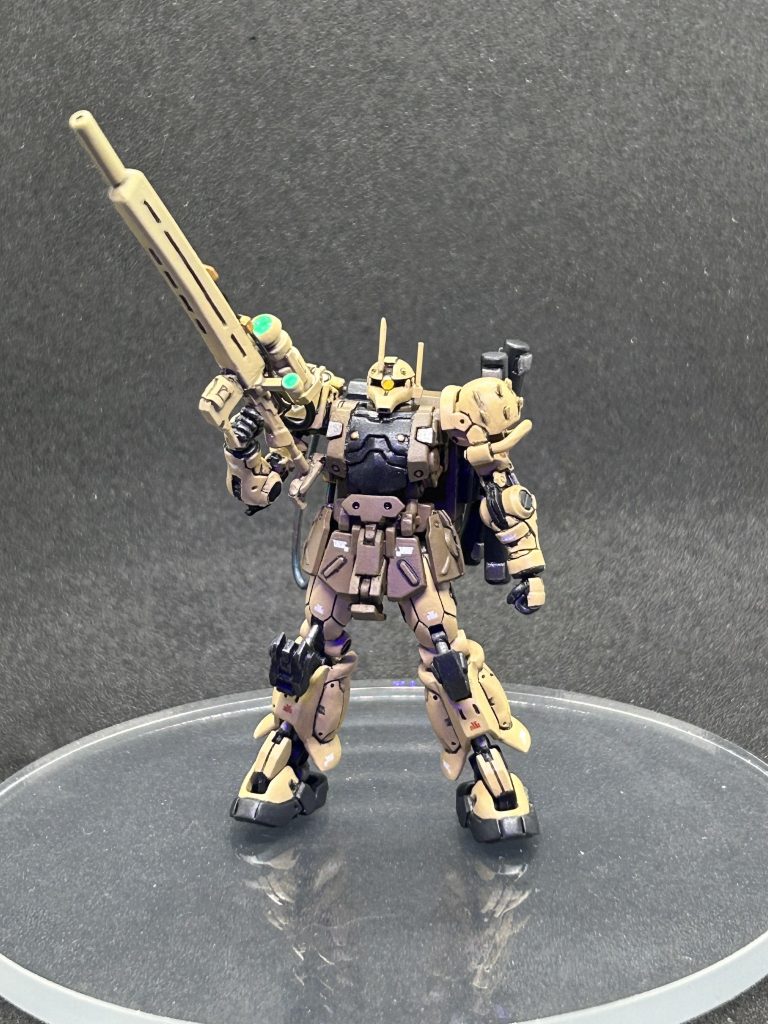 以上になります。写真拡大すると粗が気になりますが、まぁ概ねこんなもん、今の自分に出来る事は全て出した…と思います😇最後までご覧いただきありがとうございました😊P.S.ザク砂はこれで終わりじゃないです、次のジオラマ制作で続きます！🫡