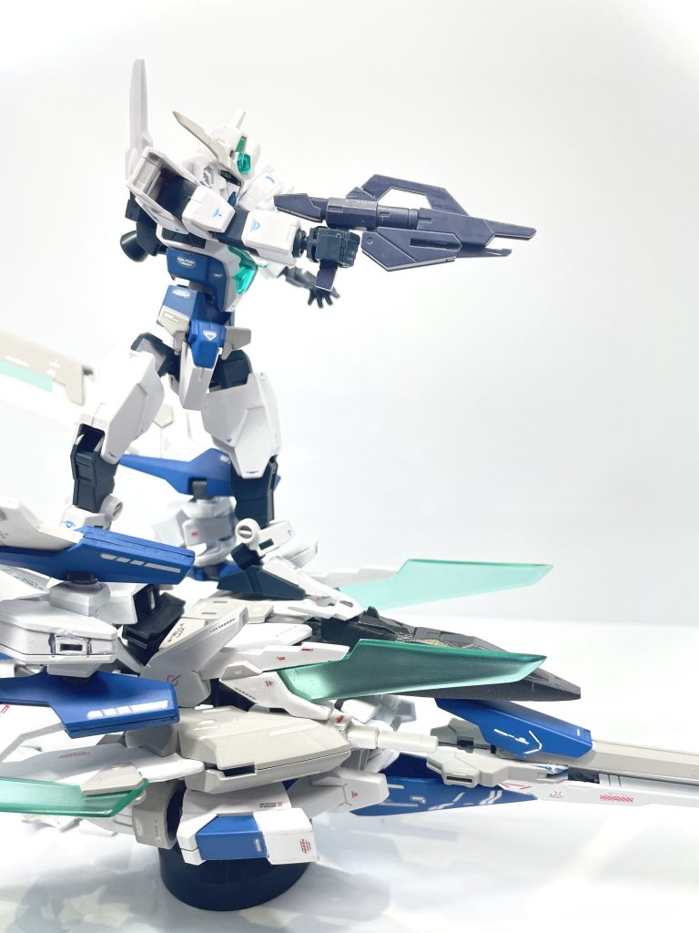 コアガンダム2とステラルクスアーマーの2ショット