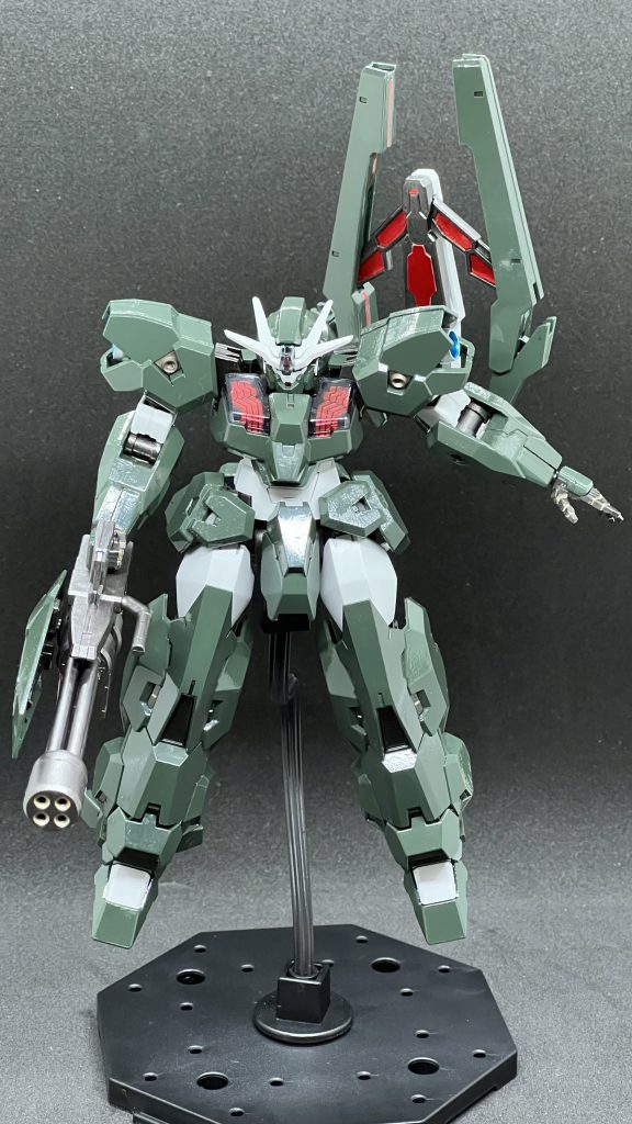 全身。両脚内部フレームのモールドにチタンゴールド入れてます。