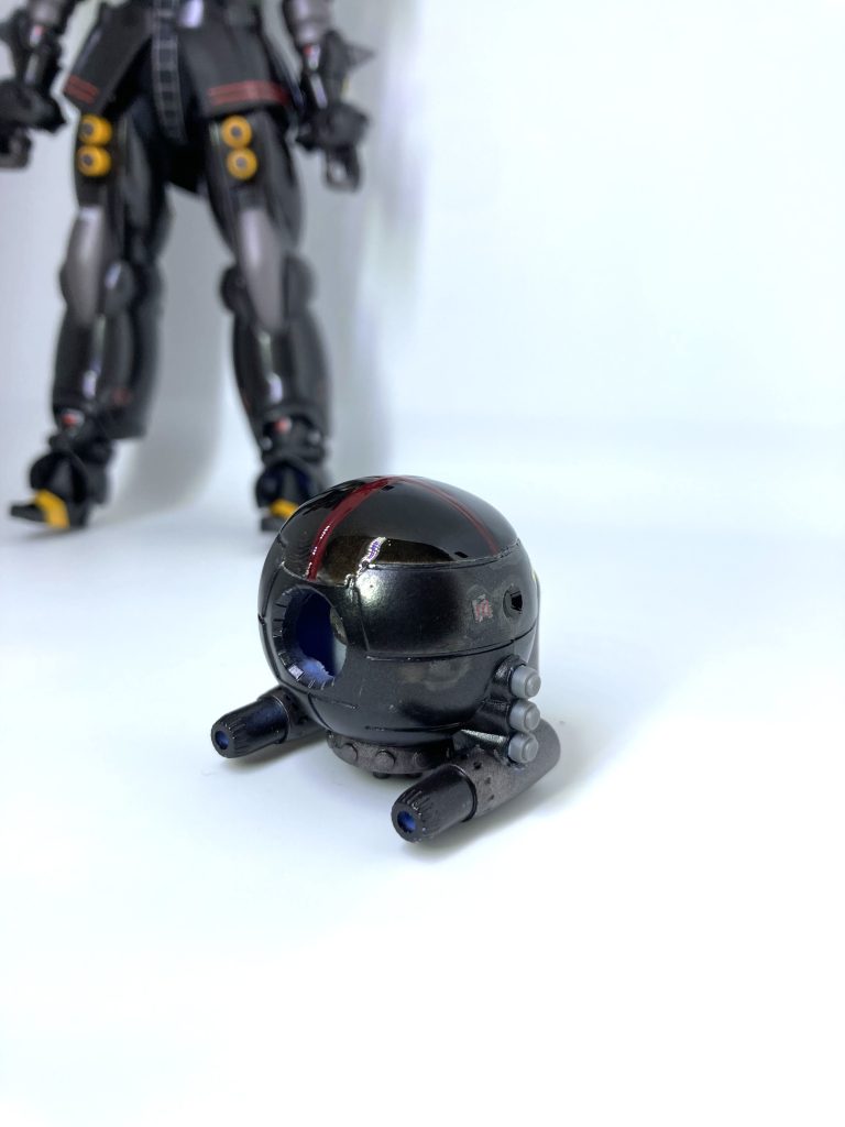 ヘルメットは旧キットボールの小さい方(1/250)で出来てます。