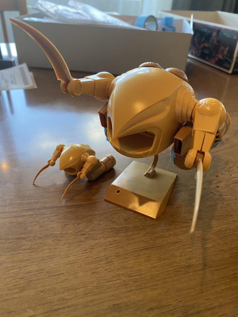 仮組。一応2色にはなってました。