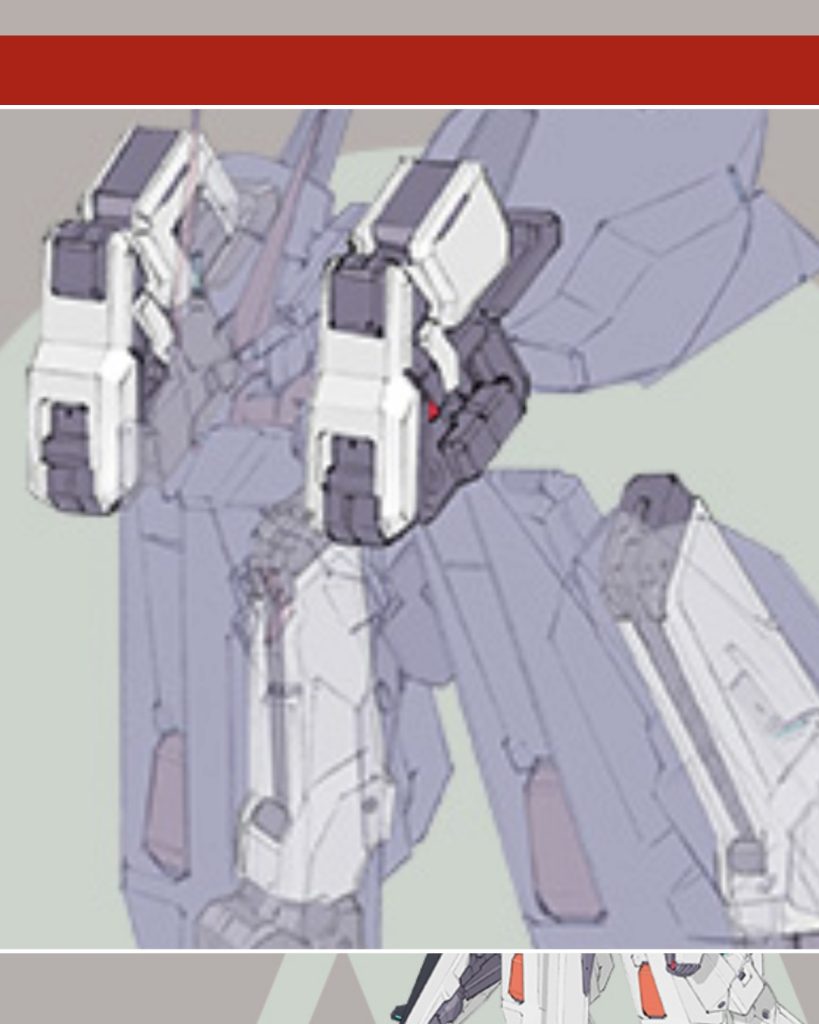 正確な再現ではないですが、イラストと近いポジションで腕をたたむことができます！それによって何に活用できるかはわかりませんが！