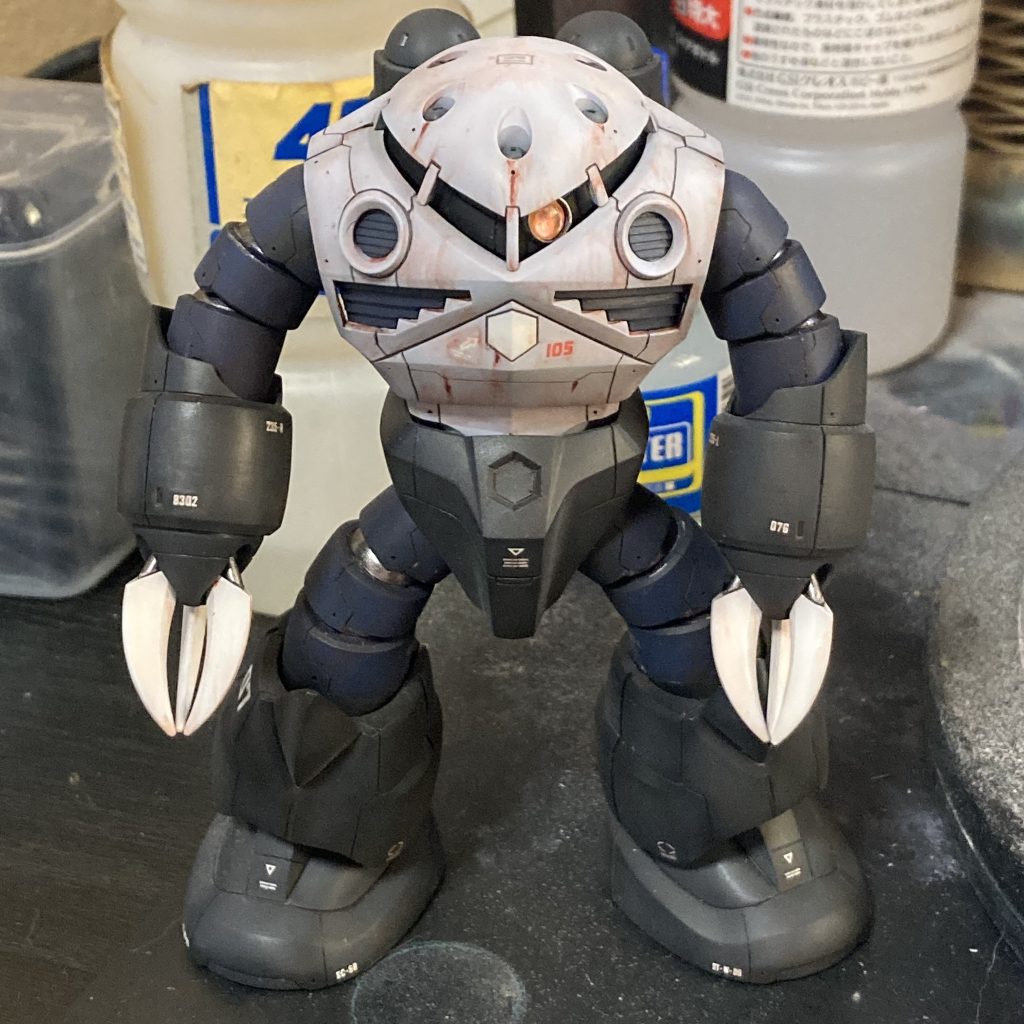 MAX塗りしていますが、ウォッシングもあり、iPhoneSEのカメラではいよいよ分かりませんね。