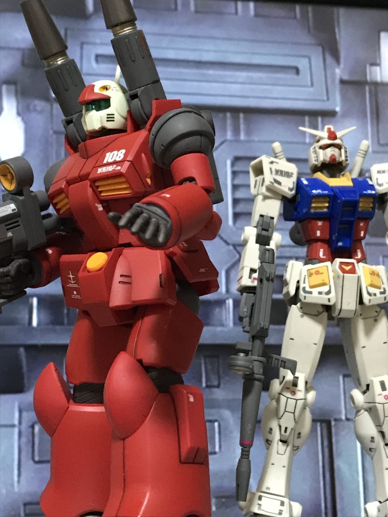 ホワイトベースカタパルトにて2。