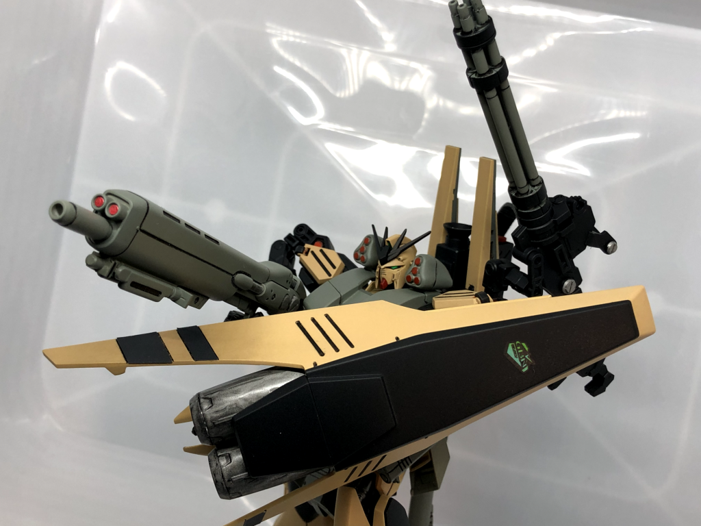 ハイパーメガライフルはトールギスのドーバーガンの懸架を参考にしました！