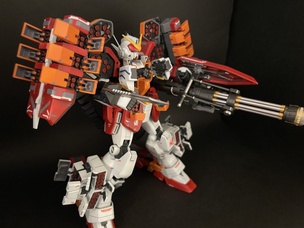 フルハッチオープン状態です!これだけ盛り盛りだと迫力があります🔥火力(物理)は正義👍