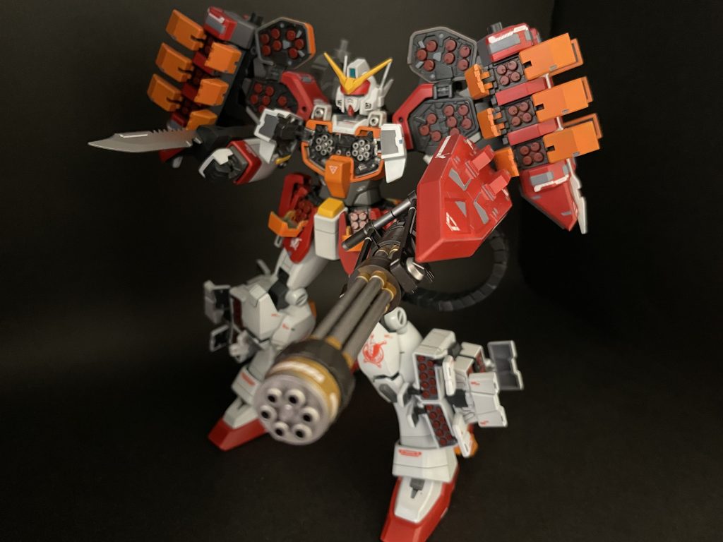 ミサイルと周辺の塗り分けは苦労しました。ミサイルの色はもう少し明るくても良かったかもしれません。