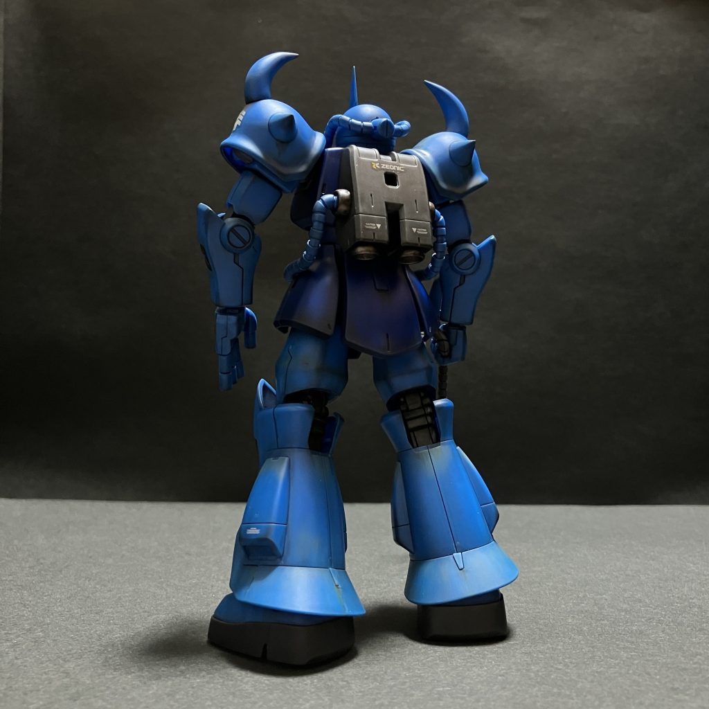 筆塗部分塗装少々。スジボリ少々。デカール少々。