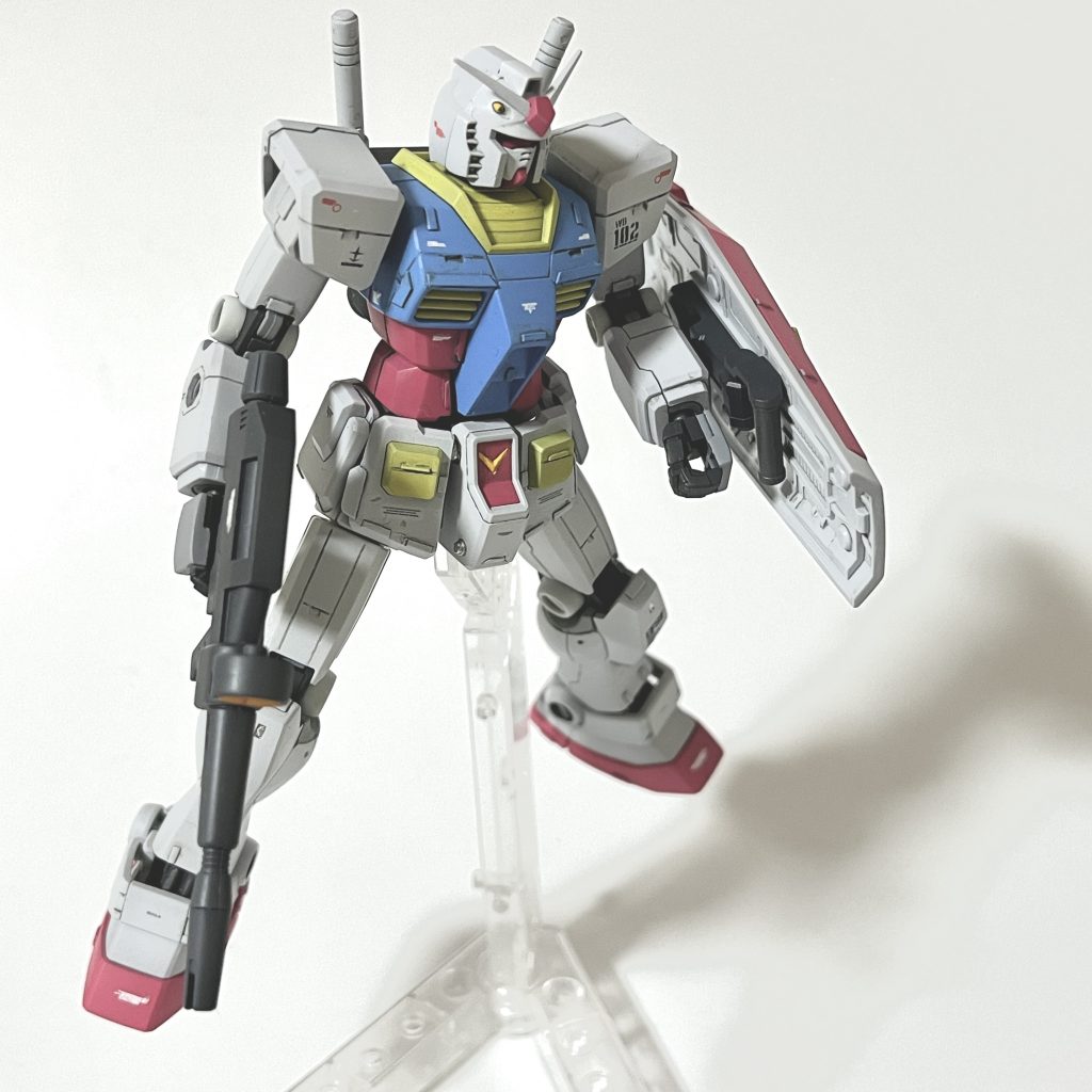 塗装ハゲが怖くてぎこちないポーズ その3