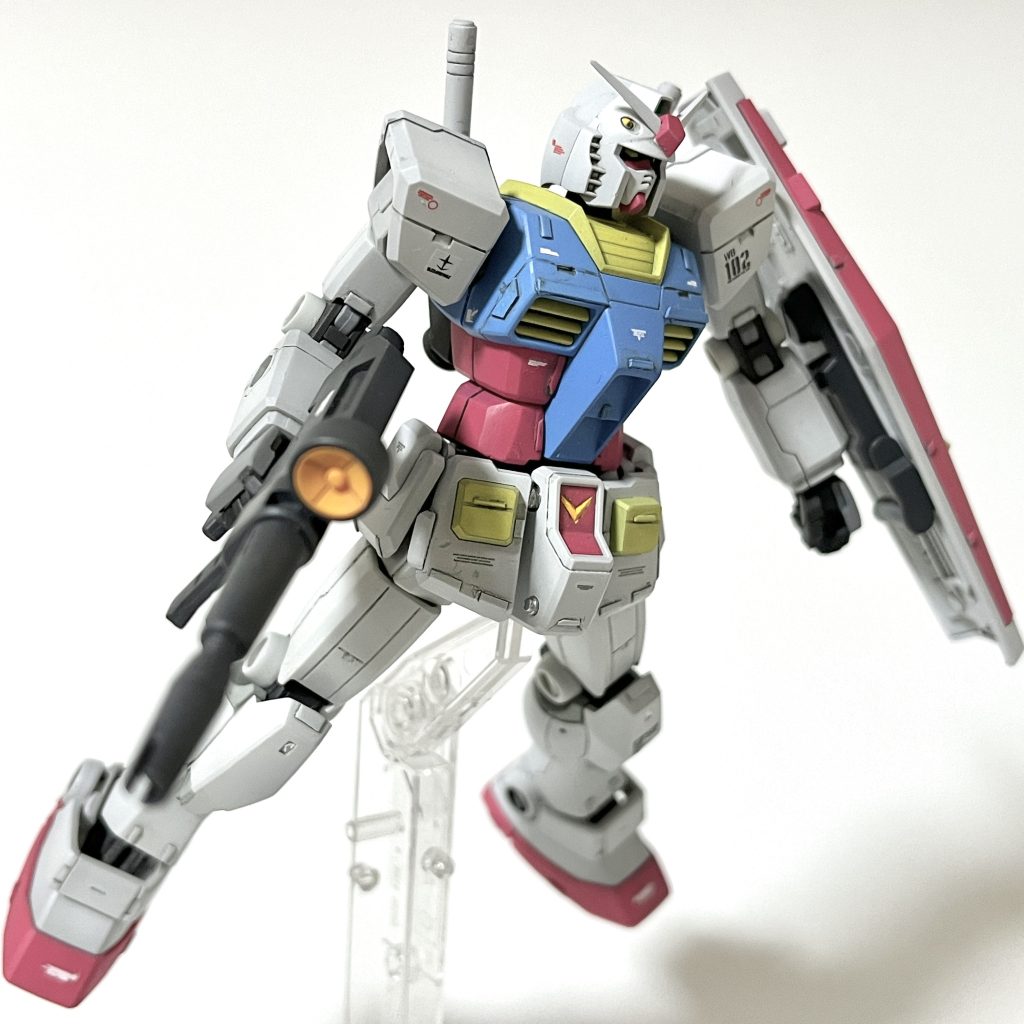 塗装ハゲが怖くてぎこちないポーズ その1