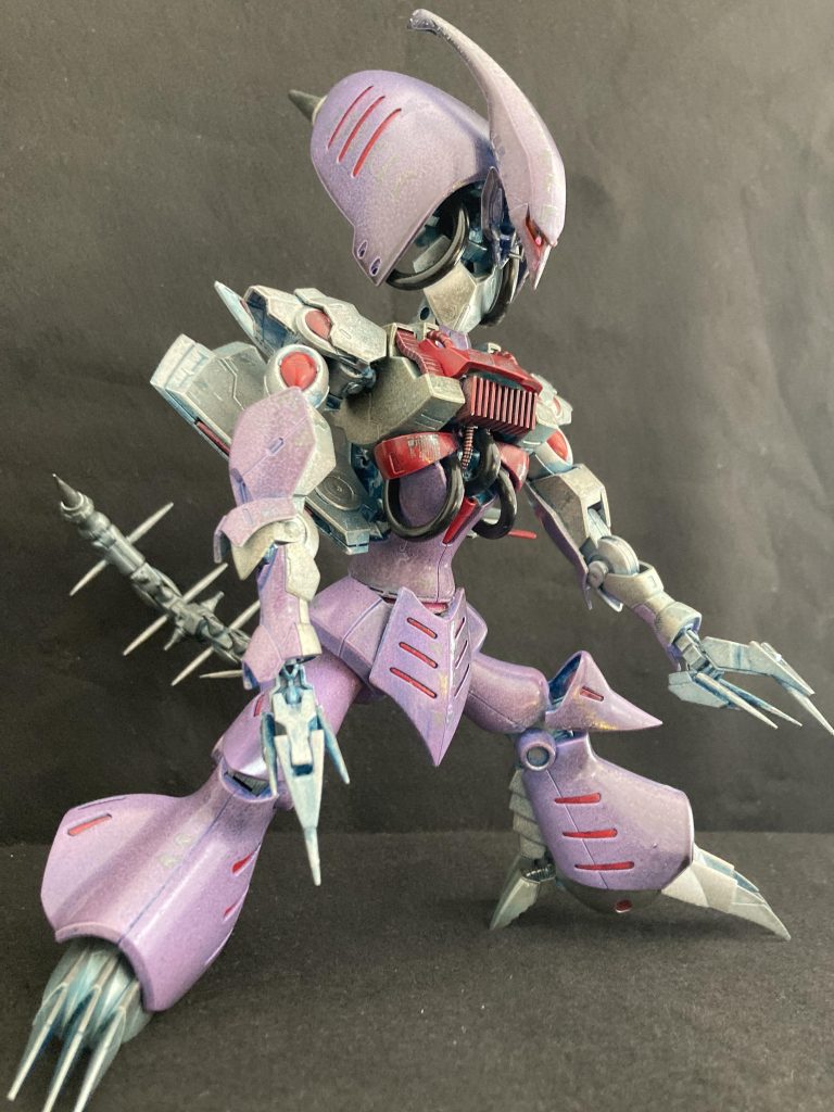 キュベレイの独特なデザインを脳内妄想で有機的なエイリアンにしてみました^ ^