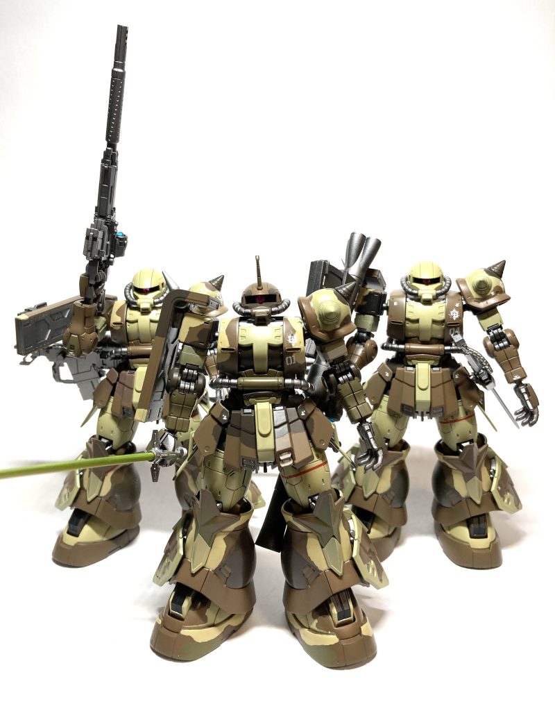 サザンクロス隊 ザク–2枚目/制作者：@nonbirigan