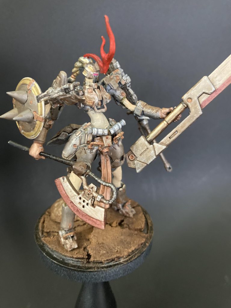 そしてワンピースのドレスローザ編に登場した剣闘士レベッカのイメージをプラス😊(レベッカのコスチュームはセクシ過ぎるので露出控えめに😆)