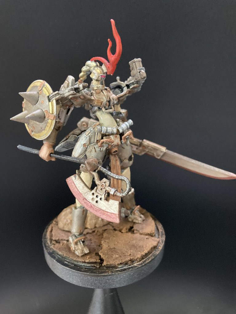 アーティファクトのトールギスを使ってモンハンの女性ハンターの世界観で妄想製作してみました✨