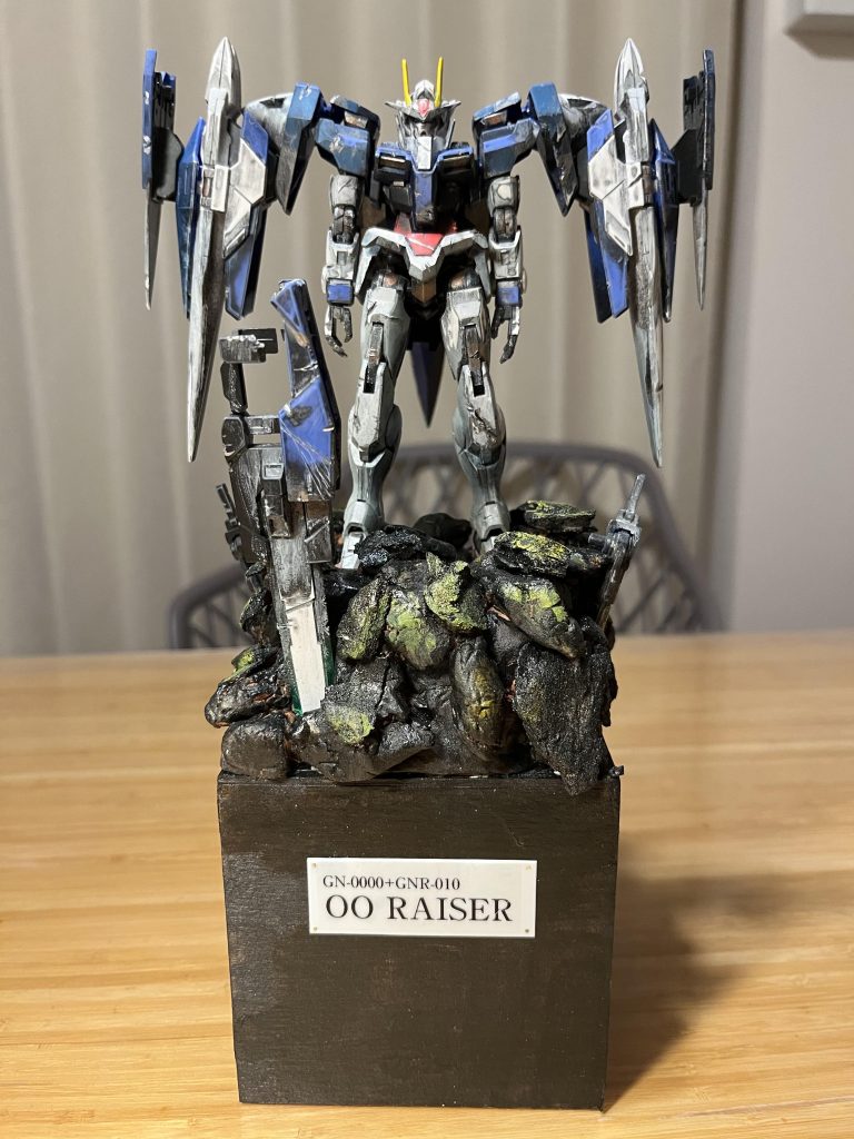 ダブルオーライザー【HG・自作台座】–2枚目/制作者：すずけん（LMとーちゃん）