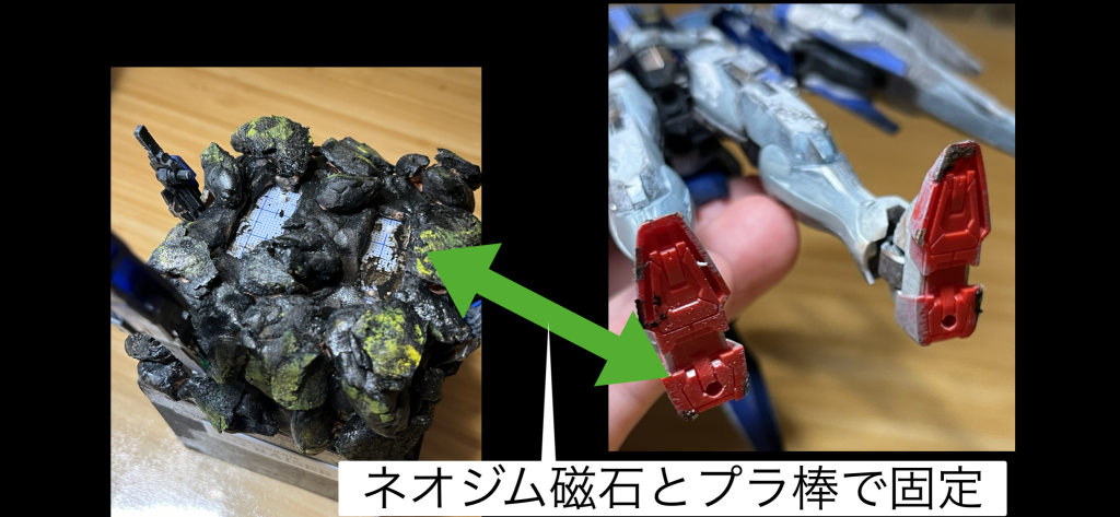 ダブルオーライザー【HG・自作台座】–4枚目/制作者：すずけん（LMとーちゃん）