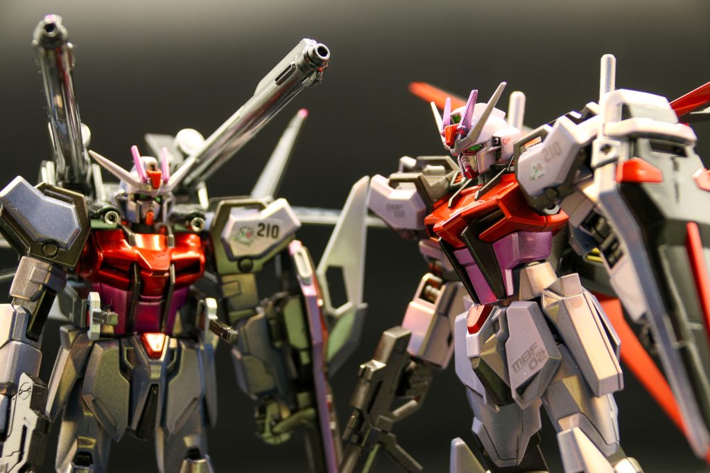 ちなみに旧HGのIWSPも制作しましたが塗り分け大変でした