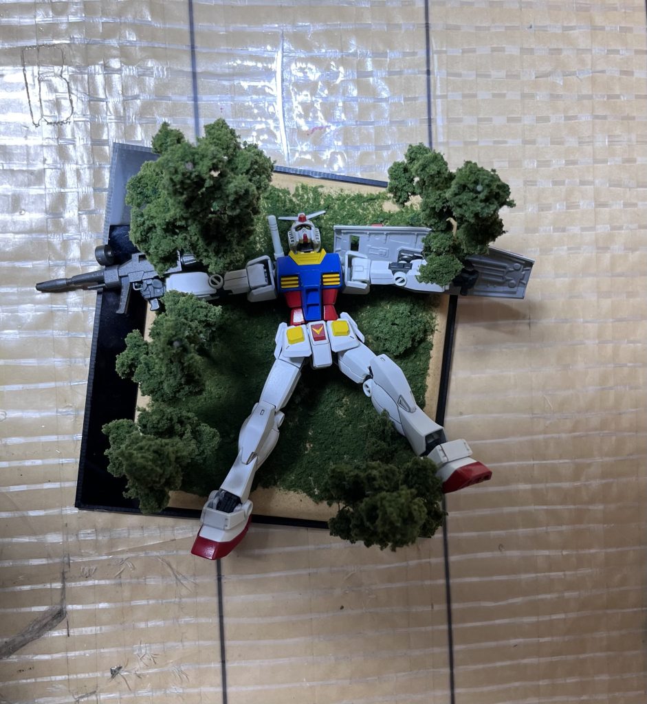 地面に叩きつけられるブサイク