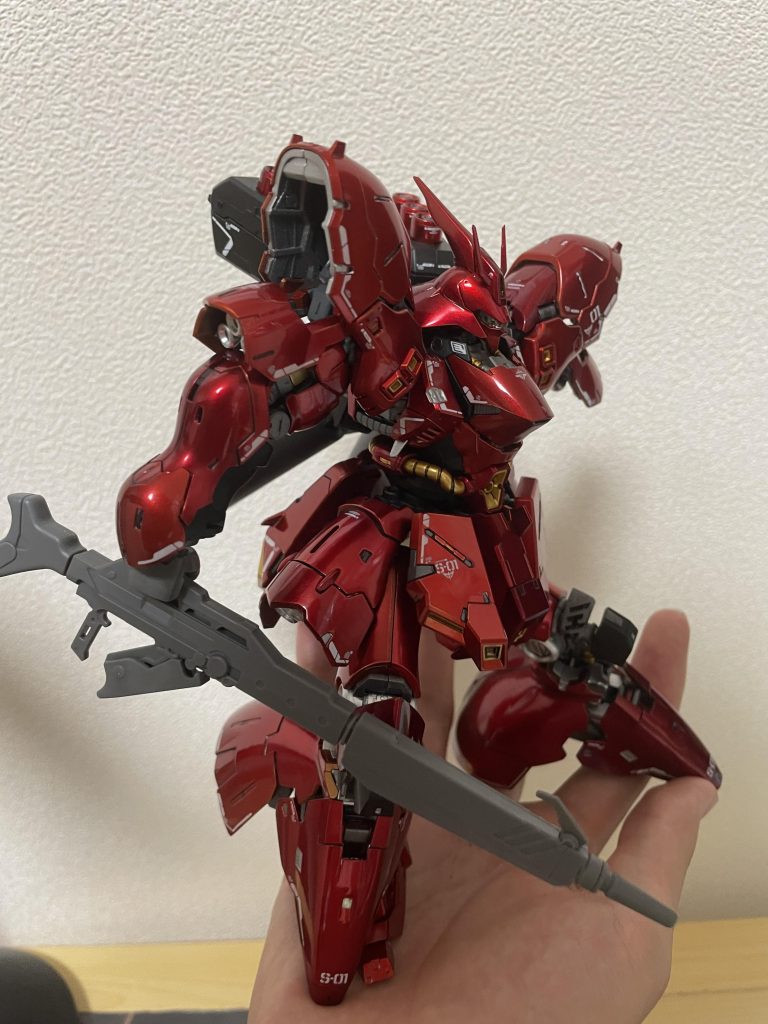 ムーンガンダム付属のロングライフルも使用しました。