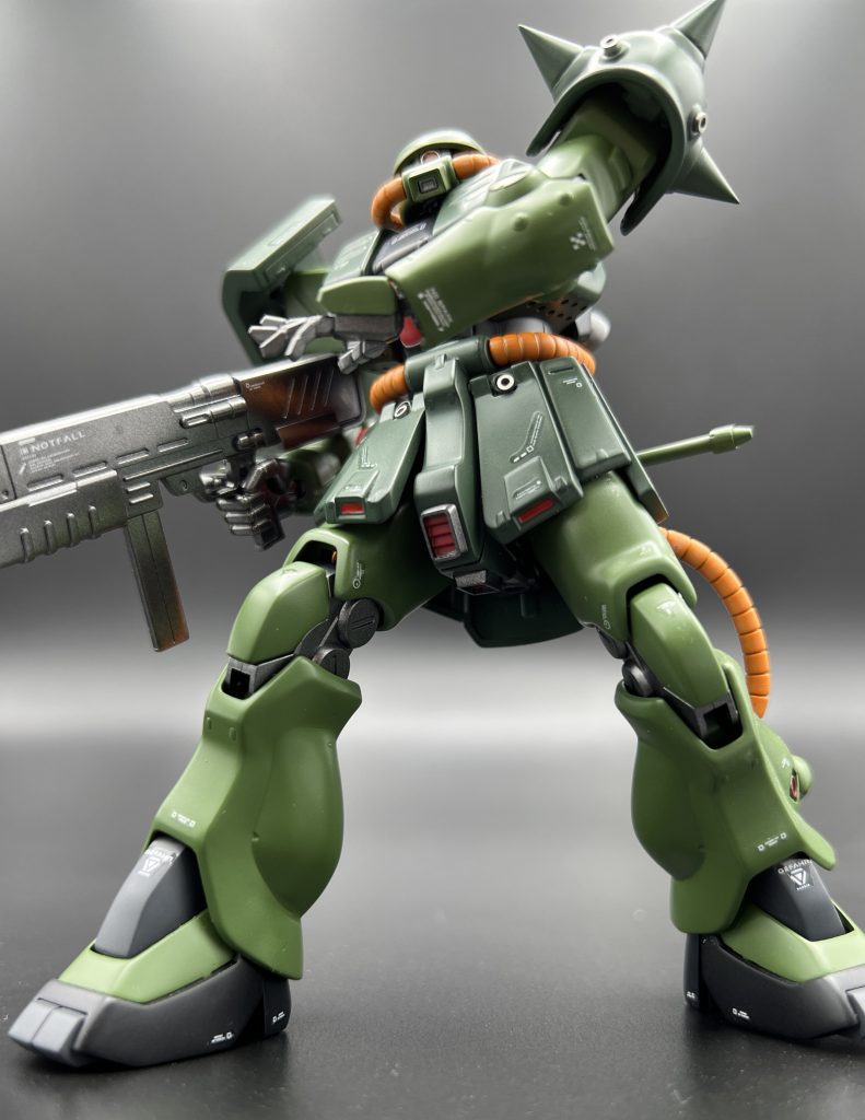 メタルパーツ等でディテールアップして、塗装仕上げしています。とてもバランスの良いキットでした。 