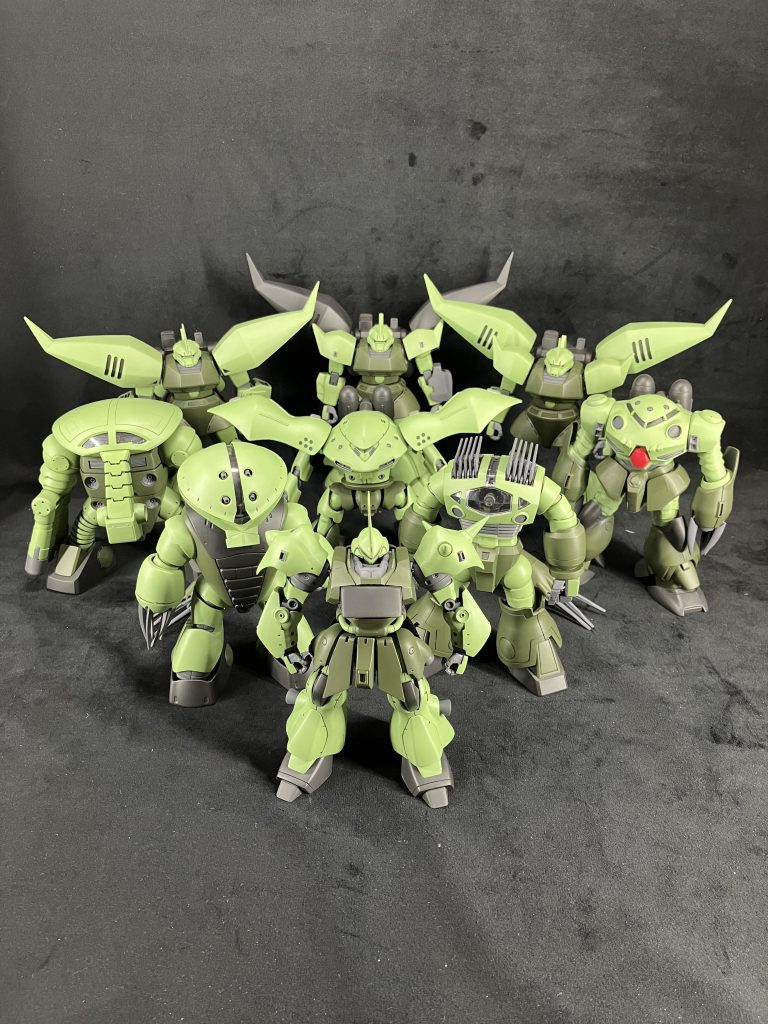 年末の3週間で9体制作しました。