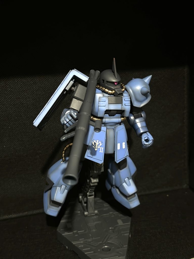 カラーリングはオリジナルという事で水色とグレーの色合いにしてみました。