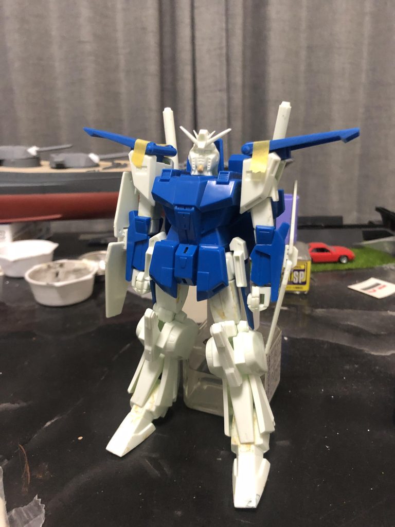 キットそのまま　アゴだけちょっとパテでボリュームアップ。　