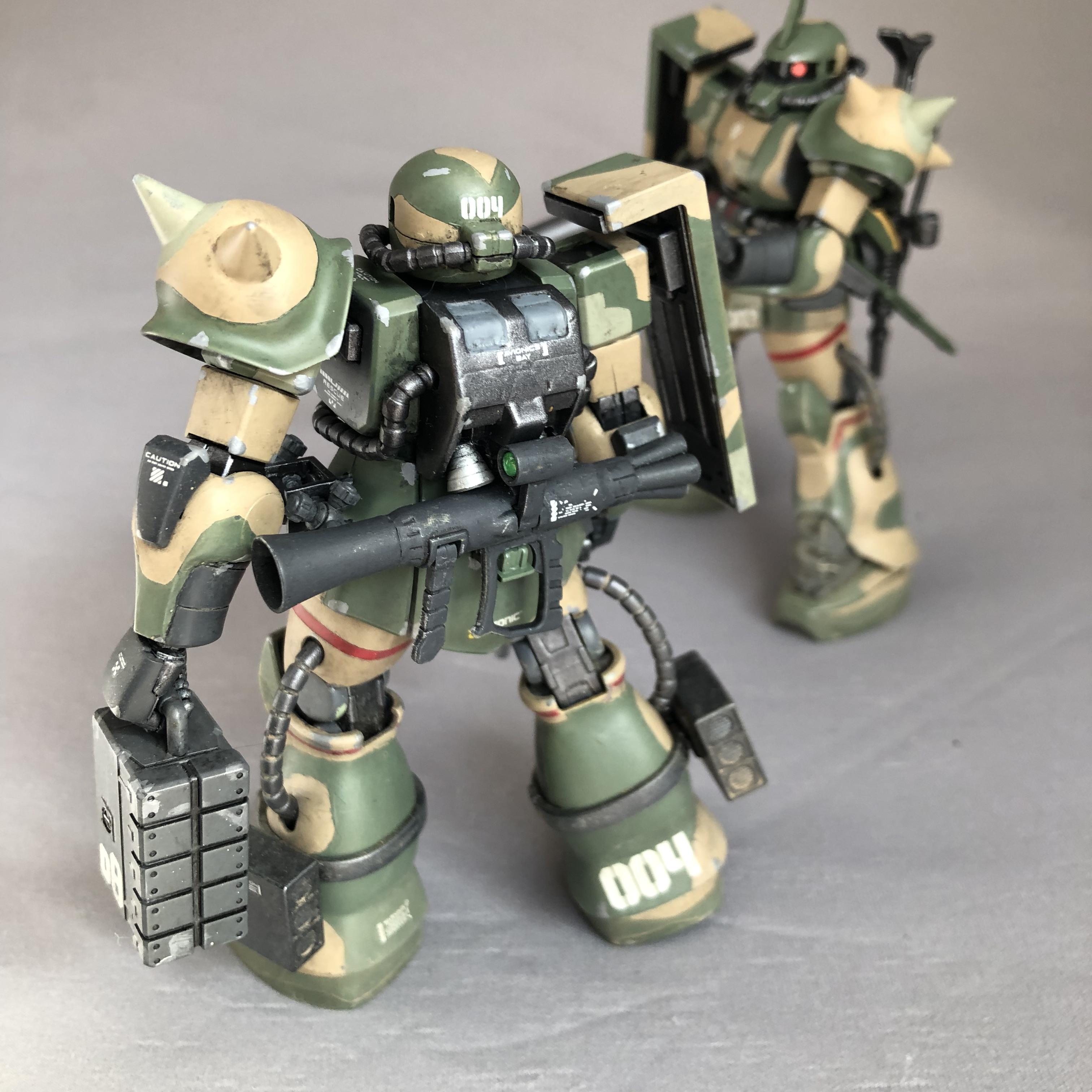 HGUC】湿地帯戦用ザク・一般機（旧HGUC）MSV｜ぱんきちさんのガンプラ