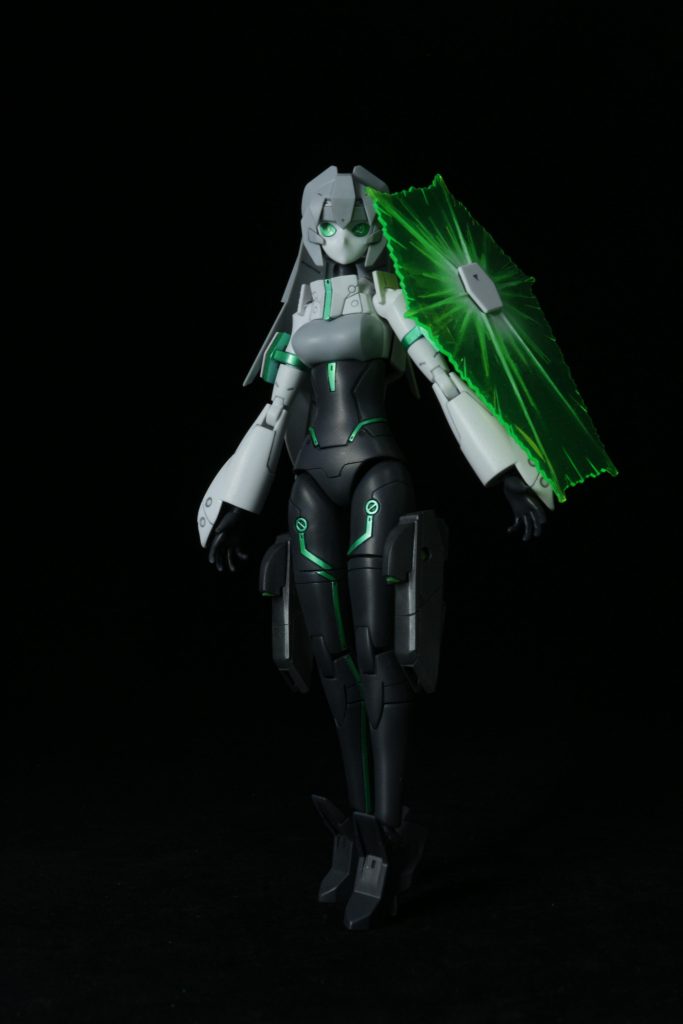 ビームシールドのエフェクトも少し描き足しました。