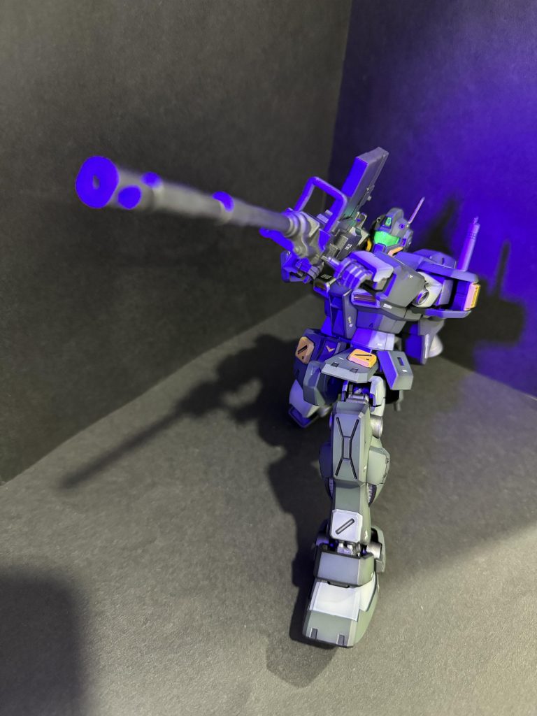 少々強引に輝き撃ちをさせてみました。今回もセンサーは蛍光塗料。ブラックライト🔦でビコーンを施しております。