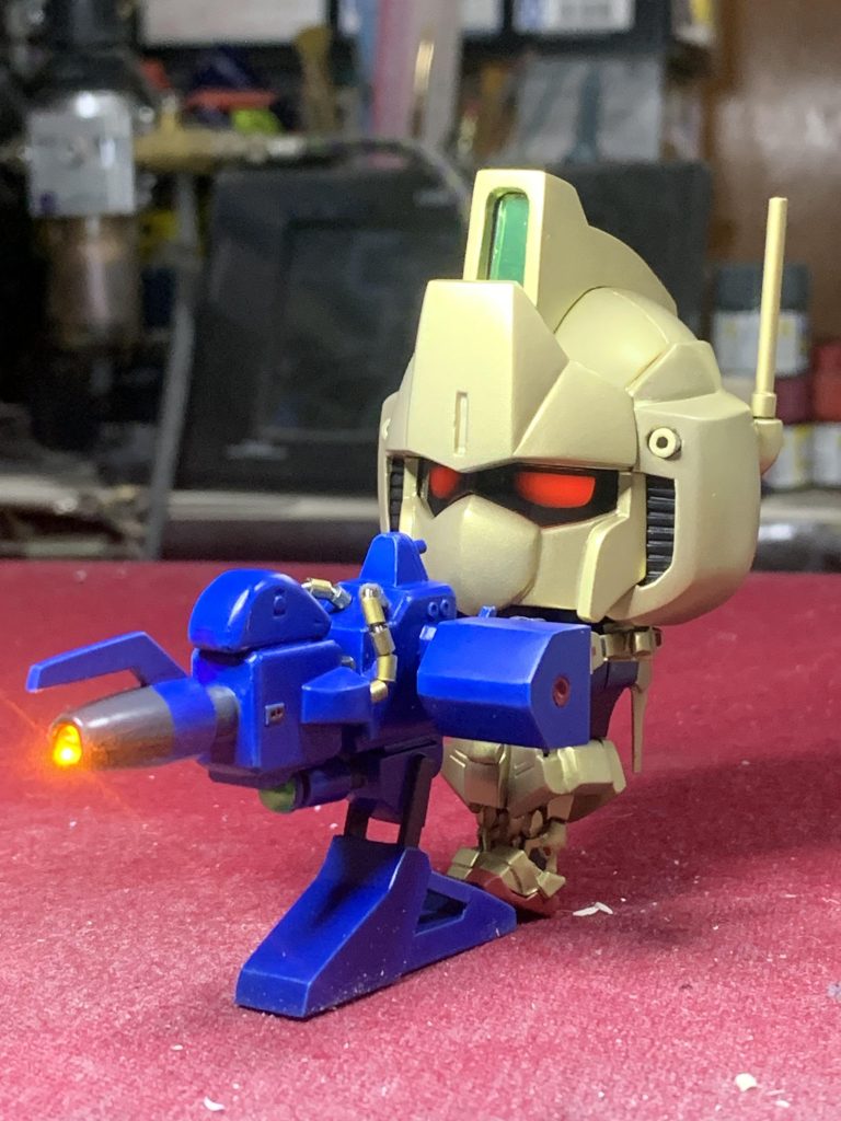 メガバズの構え。百式くんの左足がお気に入りポイント。