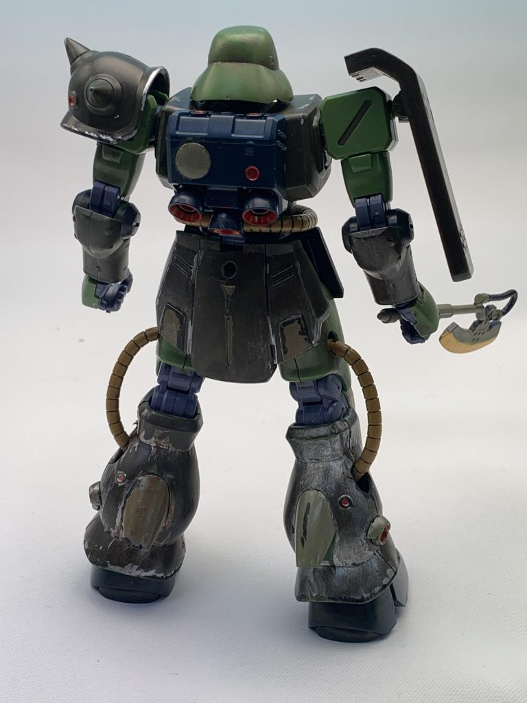 あと、ウェザリングマーカーのシルバーとかはけっこう使い勝手が良く、今回は大きめのウェザリングに使いましたが、今後は使い方を覚えていきたいと思います