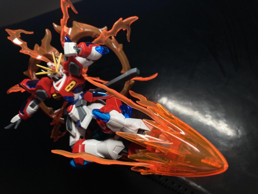 炎エフェクトキック！