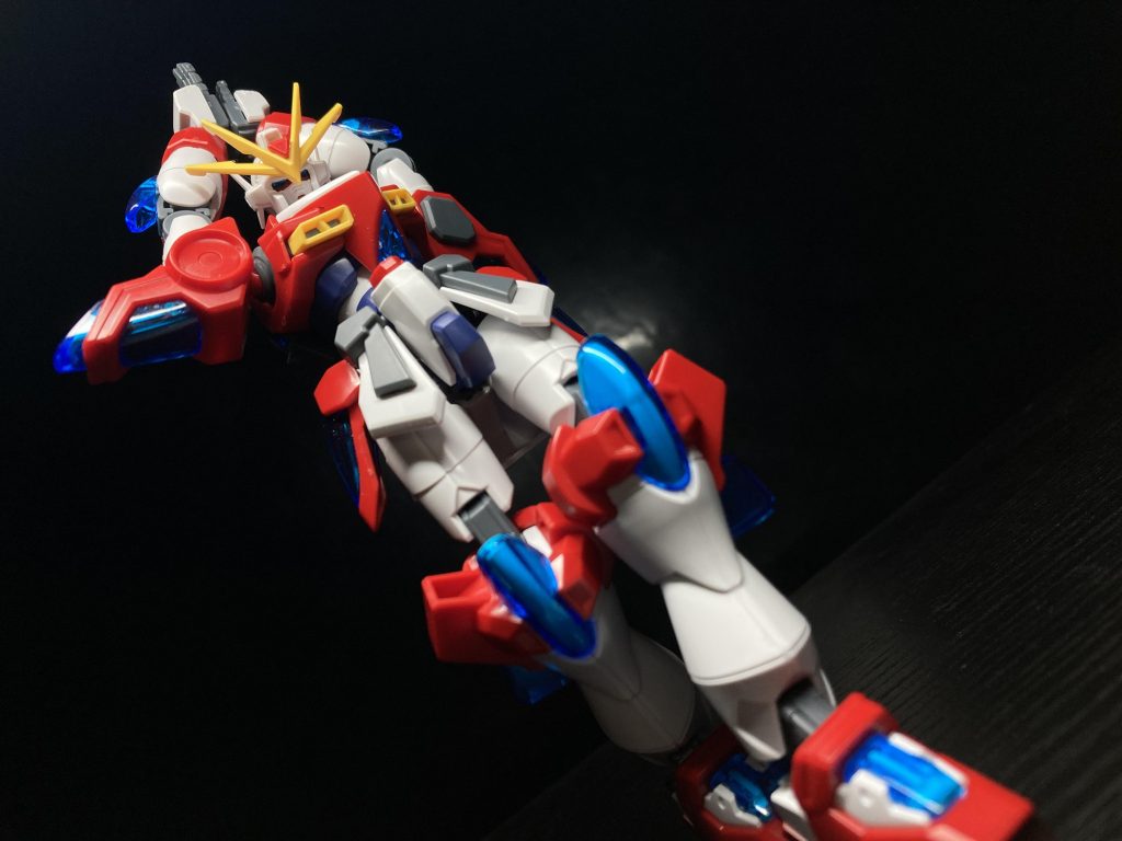  水に飛び込む前のポーズになりました