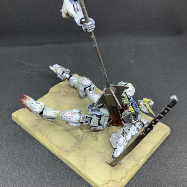 HGバルバトス　敗北シチュ簡易ジオラマ