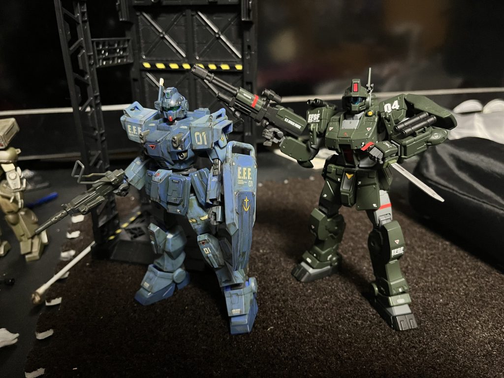 次はスレッガー機を作って一緒にジム部隊を結成したい！