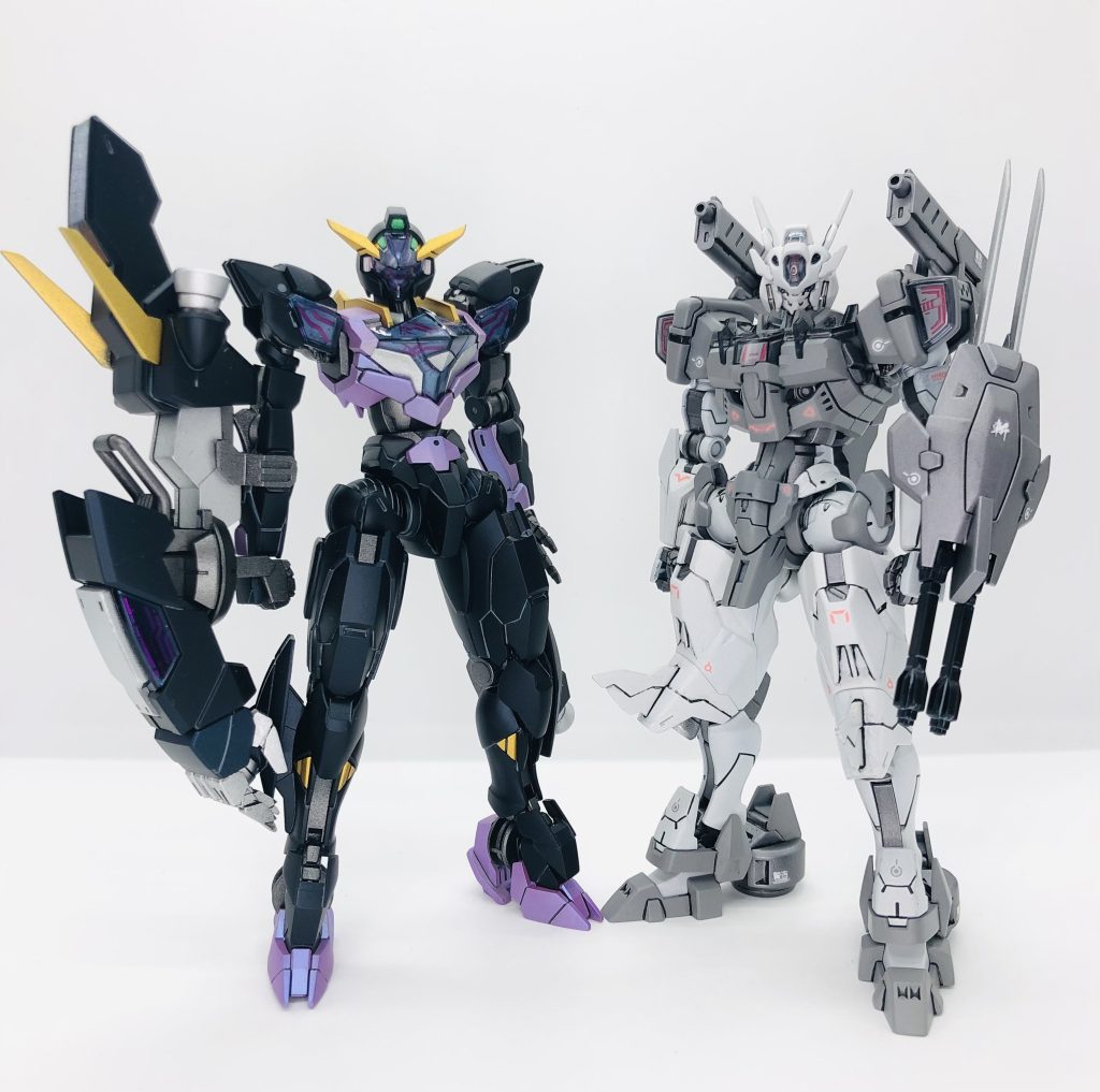 以前制作したジウと☺️同じルブリスですが、こうして見比べるとジウの異形感が際立ちますね😅