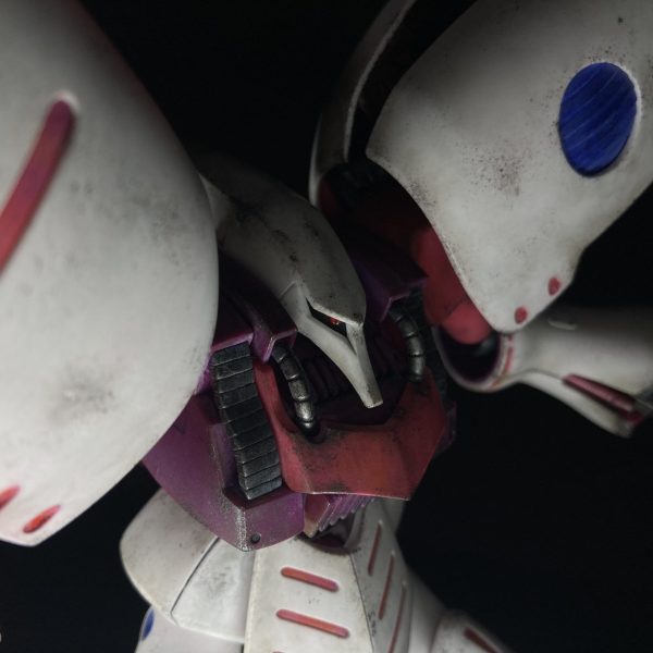 【HGキュベレイ】部分塗装＋ウェザリングによる成形色仕上げ