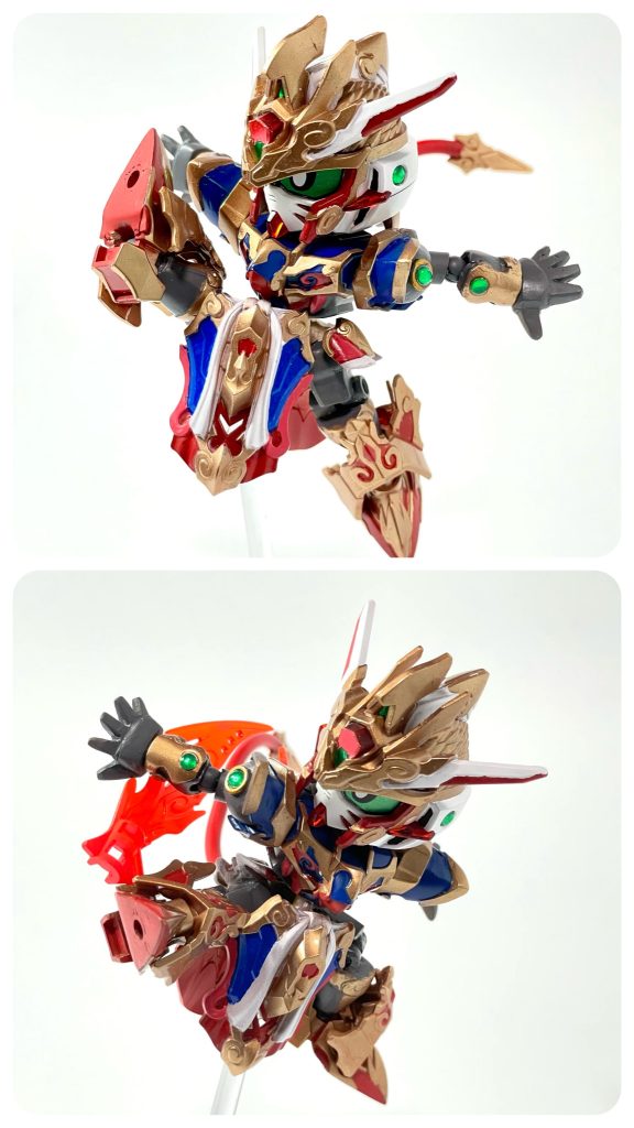 キック!可動箇所の追加とエポパテで作った平手でキックポーズも決まります!