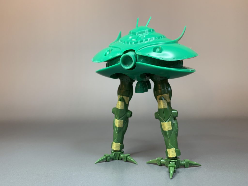 素組み状態ですが、実に出来のいいキットで驚きました。完成度が高いと感じました。