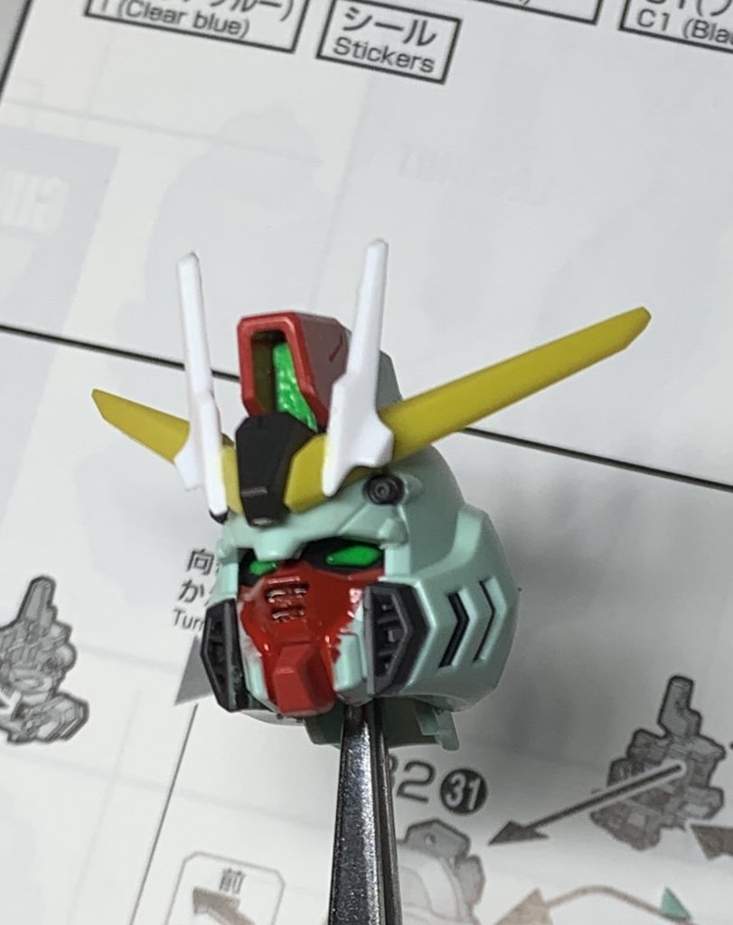 顔だけ改造しました