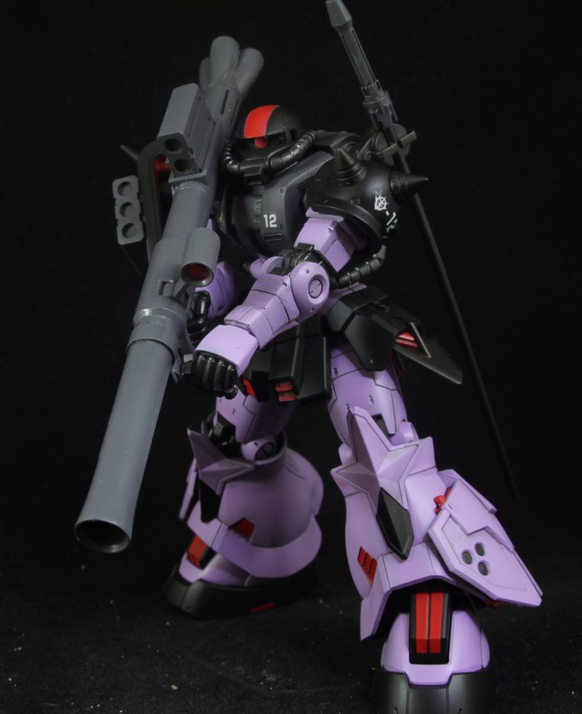 HGザク高機動型地上用黒い三連星バージョン–3枚目/制作者：moubook