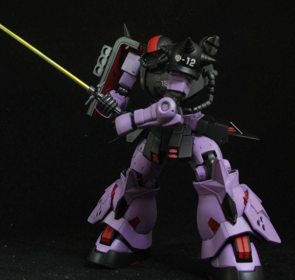 HGザク高機動型地上用黒い三連星バージョン–9枚目/制作者：moubook