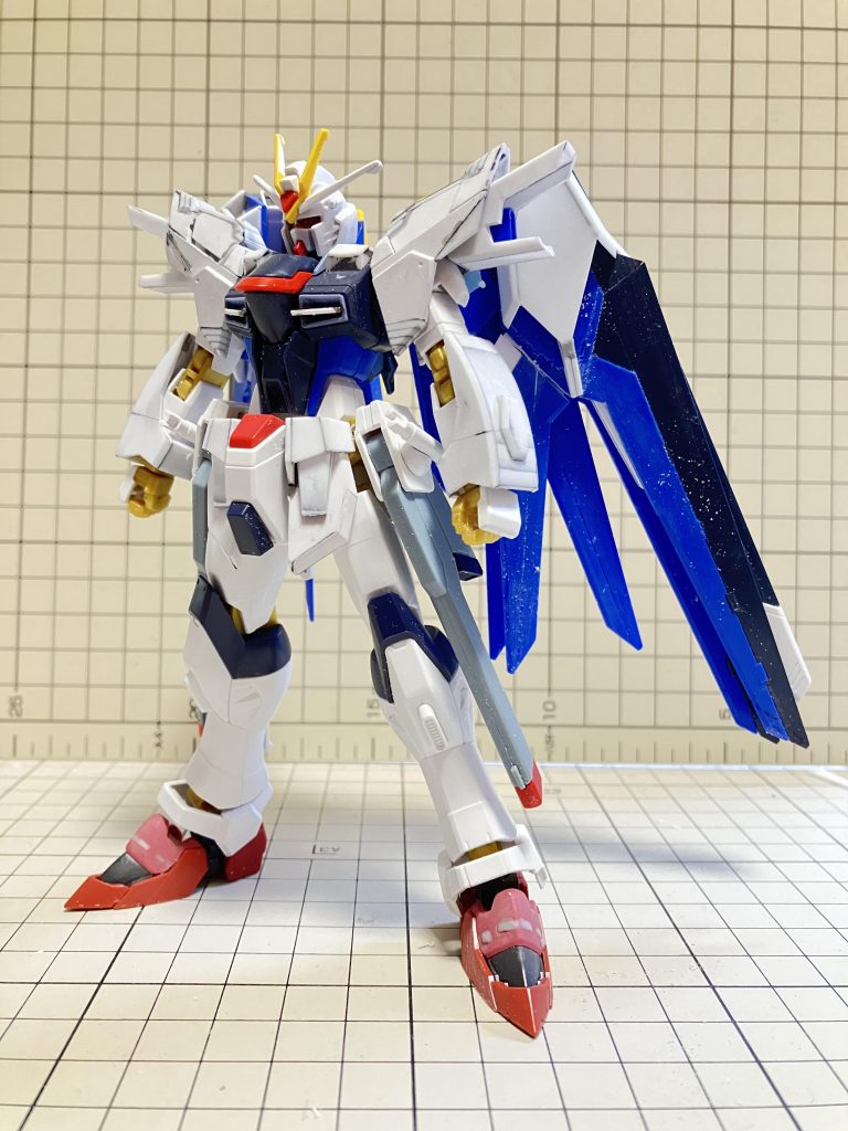 塗装前全体像。どこに何のパーツが使われているか分かり易いと思います。