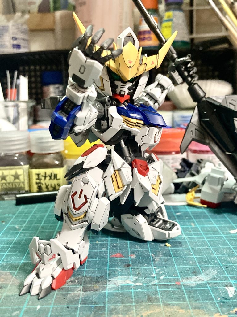 MGSDバルバトス完成–4枚目/制作者：レン@筆塗り部分塗装