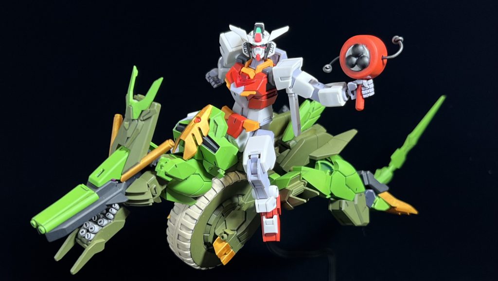 バイク的なイメージ!・動物モチーフ・コアガンダムのアーマーが組み合わさって一つのメカになる...という過去作品からのノウハウを活かして制作しました。『辰』というシンプルにカッコいいモチーフとコアガンダムの少年ぽさを両立できていると良いのですが!最後までご覧いただき、誠にありがとうございました!