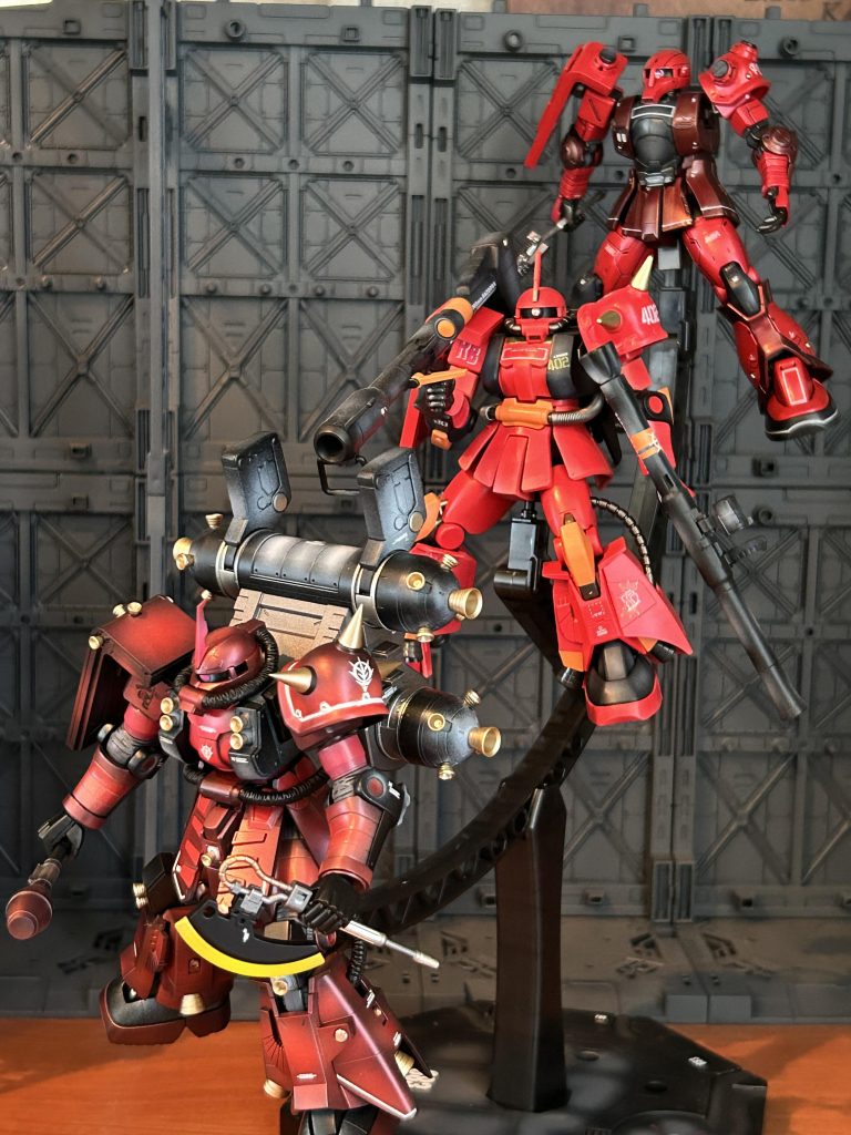 赤い三連星–3枚目/制作者：@shenyi333